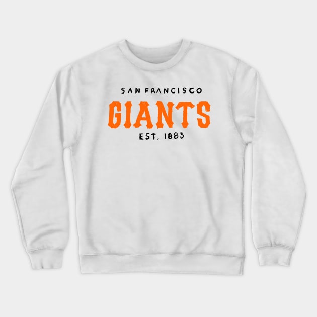 San Francisco Giaaaants 03 Crewneck Sweatshirt by Very Simple Graph